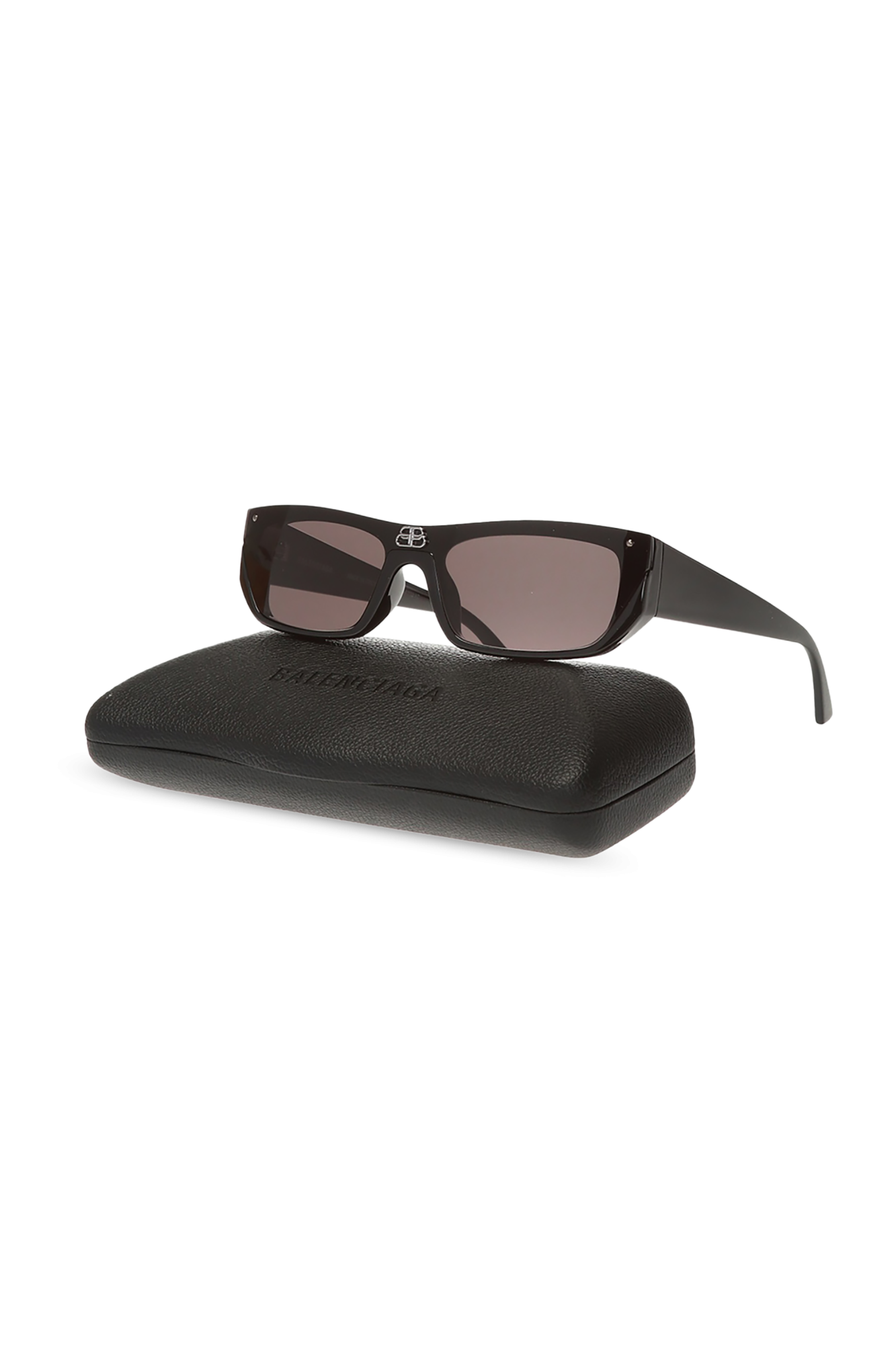 Amazon.com: Balenciaga Extreme Logo BB0069S Sunglasses 001
